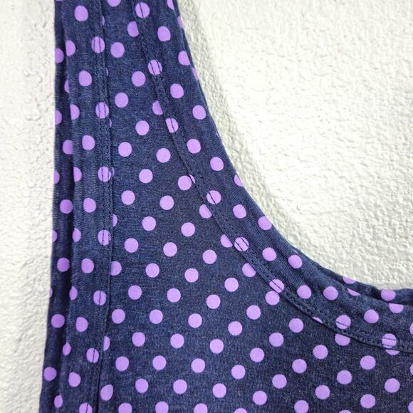 Soft Surroundings Women’s Maxi Dress Prairie Whimsy Polka Dot Tank Style Size XL - Picture 8 of 11